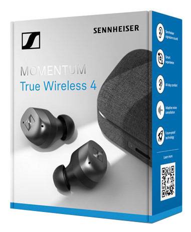 Фото - Наушники вкладыши беспроводные TWS Sennheiser Momentum True Wireless 4 Black (700365)