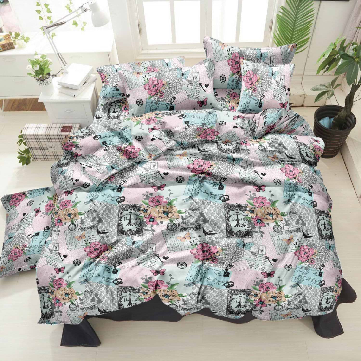 Комплект постельного белья Zastelli Pink Gold 200х220 см розовый (40-0870)