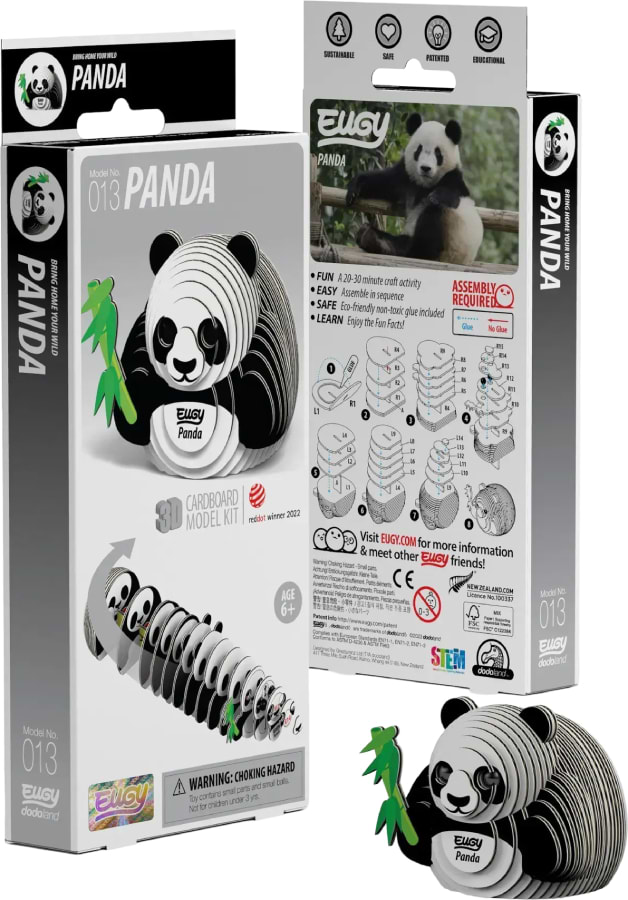 3D пазлы EUGY Зоопарк: Панда (XEG-013)