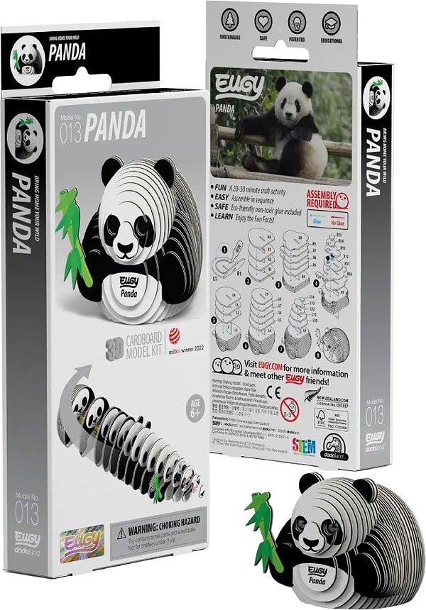 Фото - 3D пазлы EUGY Зоопарк: Панда (XEG-013)