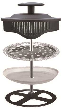 Фото - Френч-прес BRAVO CHEF L'Appetit 0.6 л Black (BC-7302-600)