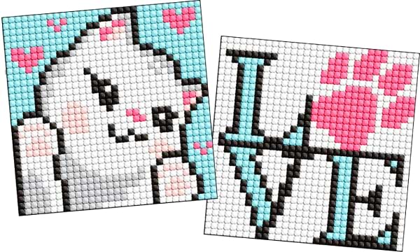 Набір для виготовлення декору Ideyka з алмазною мозаїкою на магнітній основі для дітей Мила кішечка 9x9 см (AMG1046)