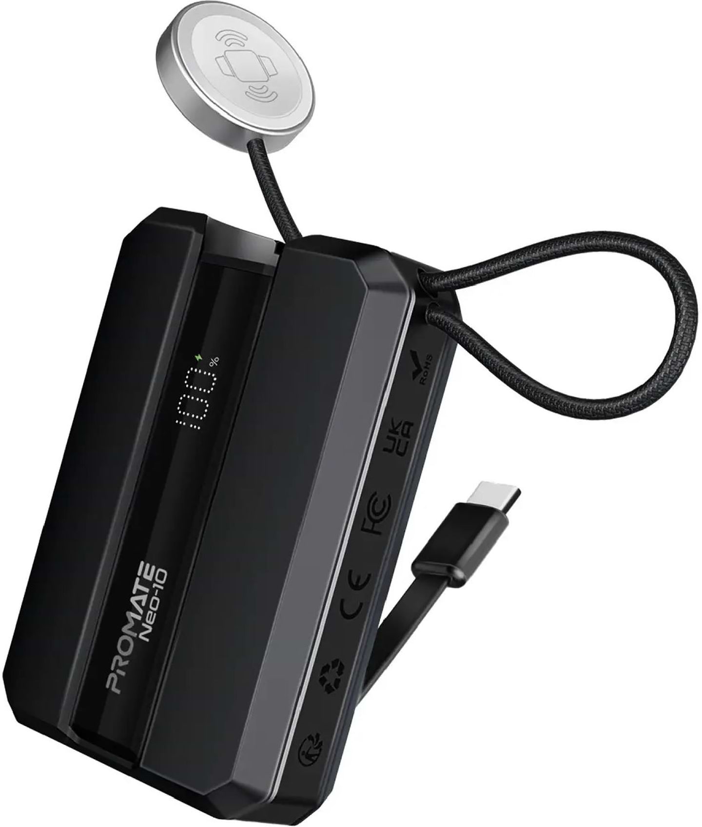 Батарея мобильная Promate 10000mAh (neo-10.black) - Фото 1