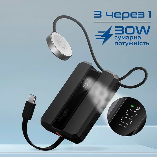 Фото - Батарея мобільна Promate 10000mAh (neo-10.black)