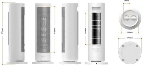 Фото - Тепловентилятор Xiaomi Fan Heater EU