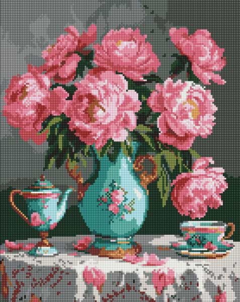 Алмазная живопись Ideyka Нежные цвета 40х50 см (AMO8124)