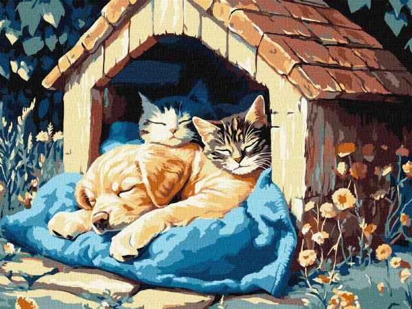 Картина за номерами Ideyka Тихий час 30х40 см (KHO6695) - Фото 1