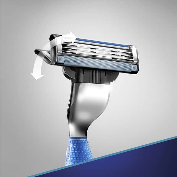 Фото - Станок мужской Gillette Mach3 Start с Ручкой Aqua-Grip с тремя сменными насадками (7702018464005)