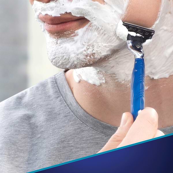 Фото - Станок мужской Gillette Mach3 Start с Ручкой Aqua-Grip с тремя сменными насадками (7702018464005)