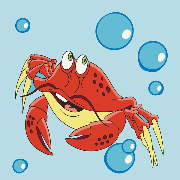 Фото - Картина за номерами ArtCraft Краб 30х30 см (15098-AC)