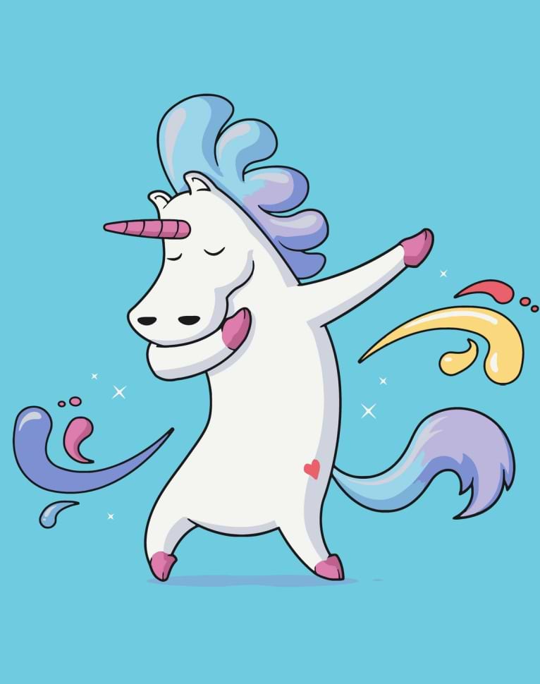 Картина за номерами ArtCraft Крута єдиноріжка 40х50 см (16125-AC)