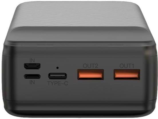 Фото - Батарея мобільна XO 30000 mAh PD65W for laptop Black (PR201)