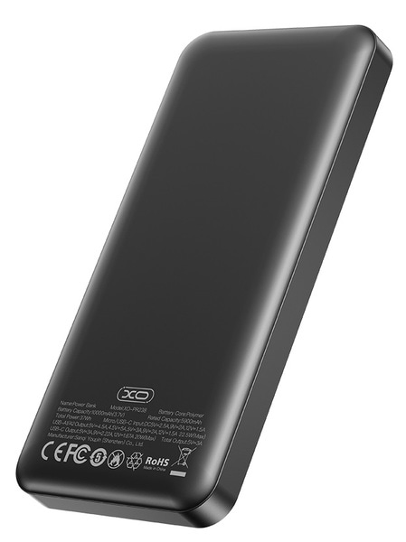 Фото - Батарея мобільна XO PR238 - 10000 mAh PD20W + QC22.5W (PR238_Black)