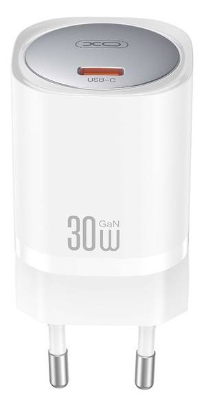 Мережевий зарядний пристрій XO CE20 - 33W Single port USB-C PD30W/PPS33W (CE20_White)