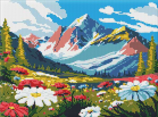 Алмазний живопис Ideyka без підрамника Контрасти природи 30х40 см (AMC7805)