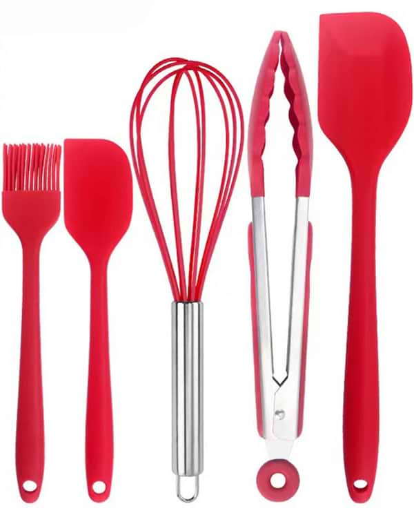 Фото - Кухарський набір приладів Con Brio 09C003C-1-5PC XJ красный
