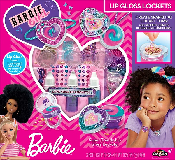 Фото - Набір косметики Cra-Z-Art Barbie Sparkle Lockets (34068CRA)