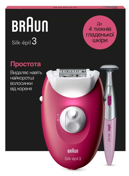 Фото - Эпилятор Braun Silk-еpil 3 SE 3-202