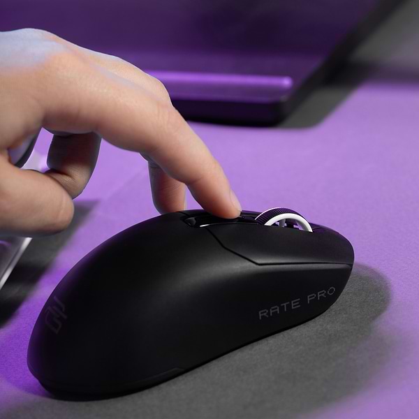 Фото - Миша бездротова ігрова Proove Gaming Rate Pro Black (WMRP00022001)