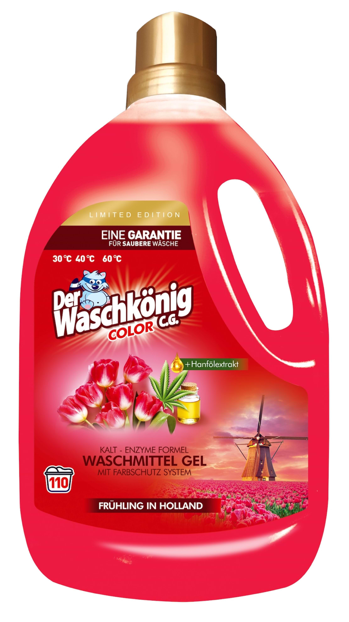 Гель для прання Waschkonig Color FRUHLING IN GOLLAND 3305 мл (4260418936001) - Фото 1