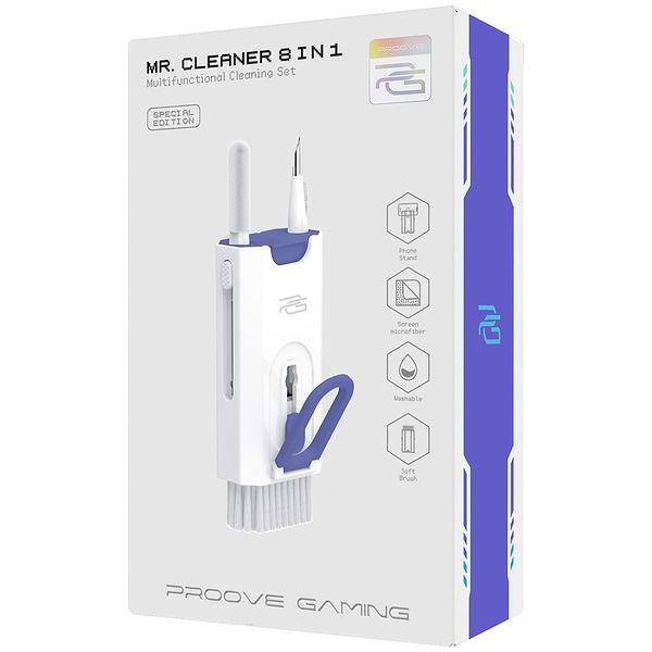 Фото - Набор для чистки мобильных устройств Proove Gaming Многофункциональный Mr. Cleaner 8in1 White (MCS00000815)