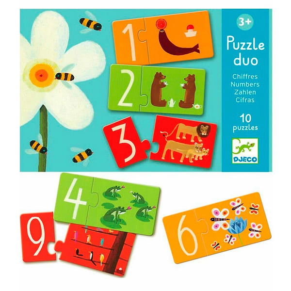 Фото - Пазлы (3-4 года) Djeco игра Посчитай (DJ08151)