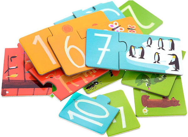 Фото - Пазлы (3-4 года) Djeco игра Посчитай (DJ08151)