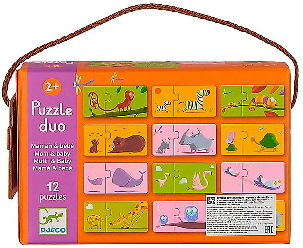 Фото - Пазли (3-4 роки) Djeco гра Мама і Малюк (DJ08157)