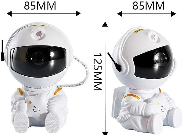 Фото - Уценка - Ночник детский INSPIRE проектор звездного неба Космонавт (RD030-Star)