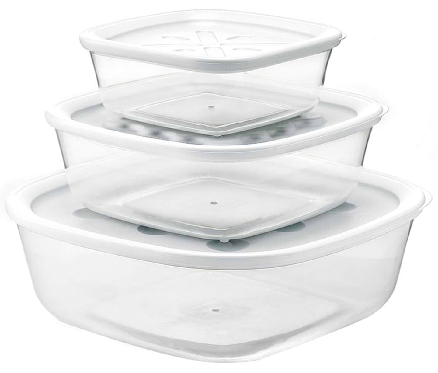 Набор емкостей для хранения Guzzini 0,57/1,4/2,95л 3 шт. (21885211) - Фото 1