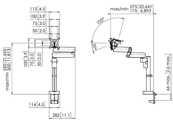 Фото - Кріплення для телевізора Vogels MOMO 2137 Black (7121370)