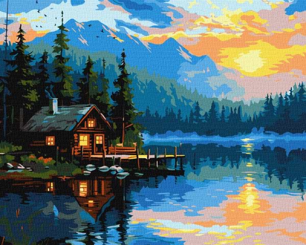 Купити Картина за номерами Ideyka Озерний затишок 40х50 см (KHO6355) - Фото 1 Картина за номерами Ideyka Озерний затишок 40х50 см (KHO6355) - Фото 1