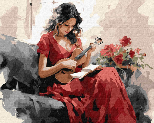 Картина по номерам Ideyka Мелодичная грация 40х50 см (KHO8366)