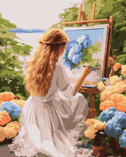 Картина по номерам Ideyka Художница 40х50 см (KHO8432)