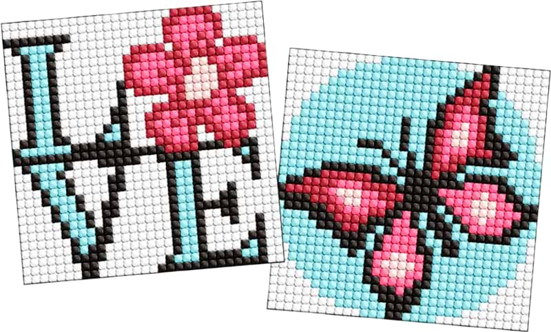 Набір для виготовлення декору Ideyka з алмазною мозаїкою на самоклеючій основі для дітей Граційний метелик 9x9 см (AMG1061)