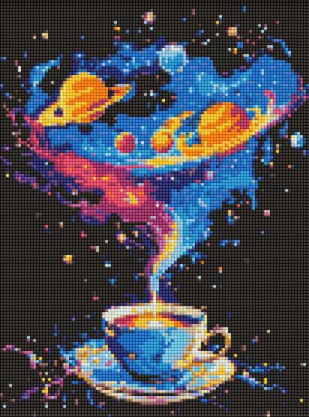 Алмазная живопись Ideyka Космический вихрь 30х40 см (AMO8005)