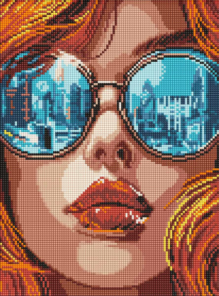 Алмазная живопись Ideyka Пейзаж Лондона 30х40 см. (AMO8060)