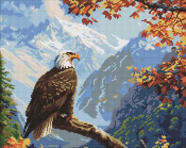 Алмазная живопись Ideyka Вершинный страж 40х50 см (AMO8078)