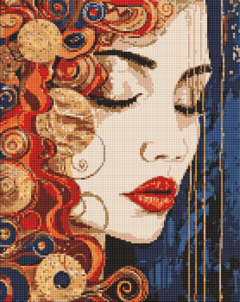 Алмазная живопись Ideyka Прекрасная девушка 40x50 см (AMO8033)