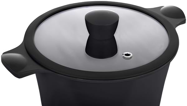 Фото - Каструля Ringel Zitrone Black 20x9.5 см 2,5 л з кришкою (RG-2108-20 BL)