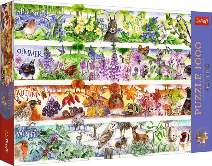 Пазли (8 +) Trefl Час чаювання Пори року 1000 ел. (12078)
