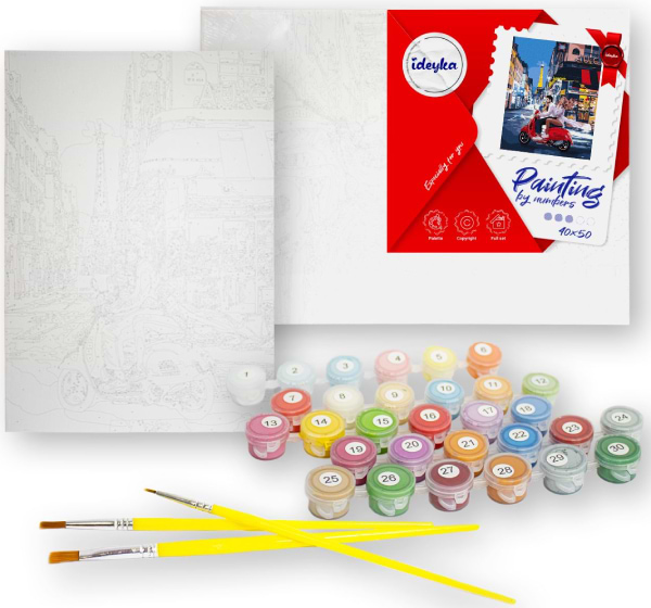 Фото - Картина за номерами Ideyka Ангел землі 30х40 см (KHO6074)