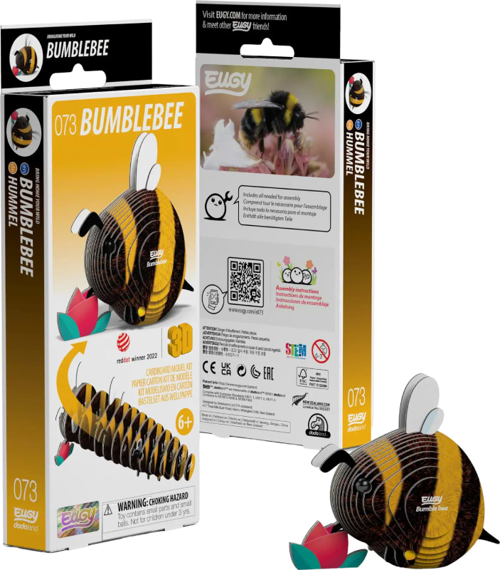 Купити 3D пазли EUGY Зоопарк: Джміль (XEG-073) - Фото 1 3D пазли EUGY Зоопарк: Джміль (XEG-073) - Фото 1