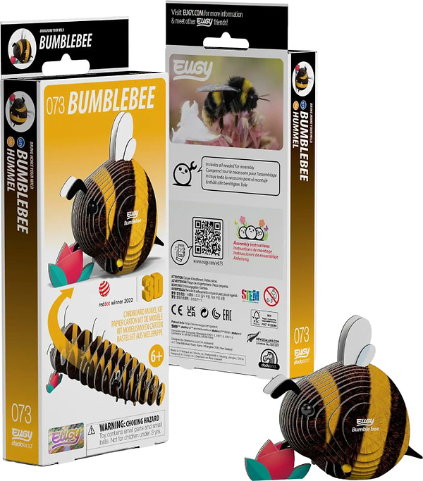 Фото - 3D пазли EUGY Зоопарк: Джміль (XEG-073) Фото - 3D пазли EUGY Зоопарк: Джміль (XEG-073)