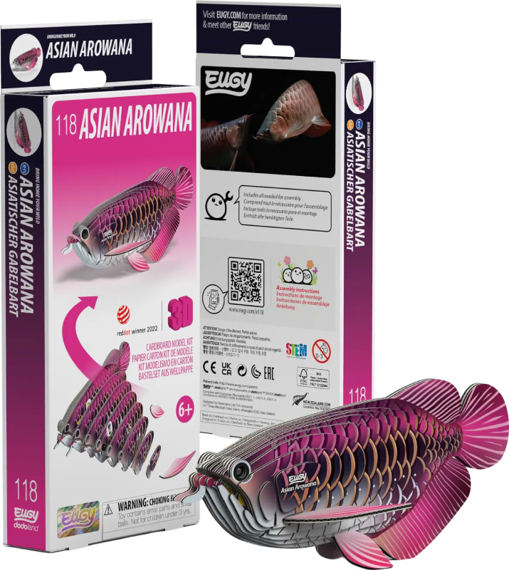 3D пазли EUGY Зоопарк: Азіатська арована (XEG-118)