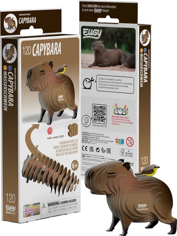 3D пазли EUGY Зоопарк: Капібара (XEG-120)