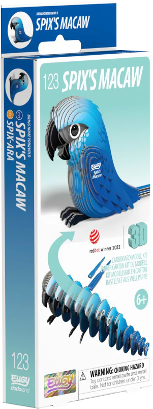 Фото - 3D пазлы EUGY Зоопарк: Малый синий ара (XEG-123)