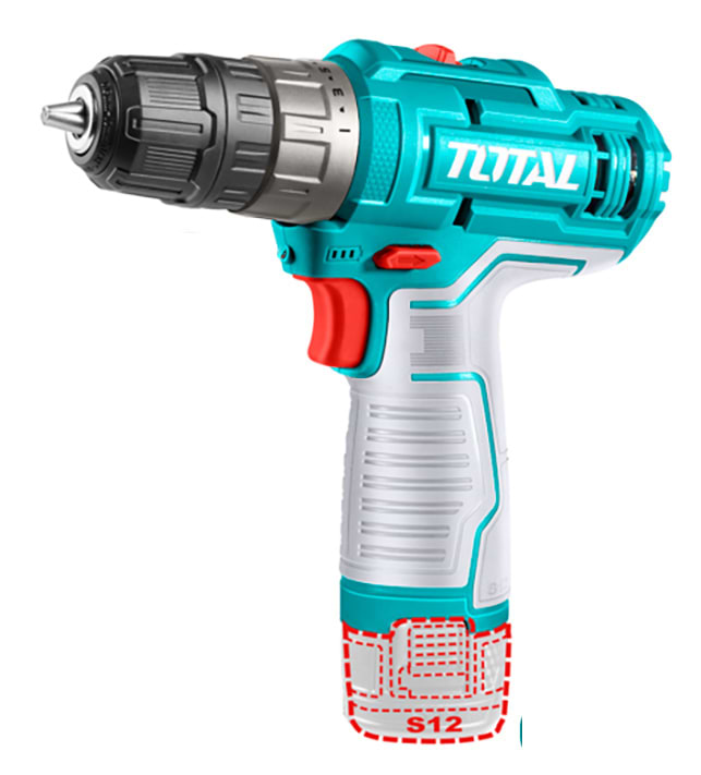Шуруповерт Total TDLI12202 без ЗП - Фото 1