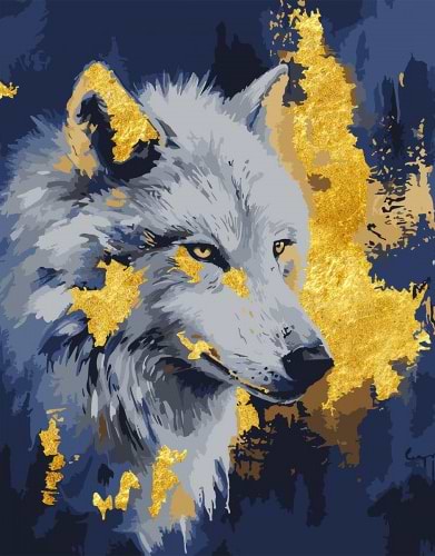 Картина по номерам Santi Вовк 40х50 см (955372)