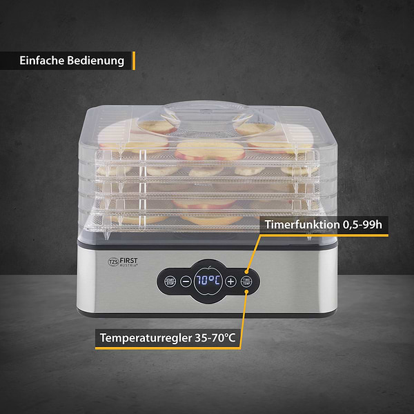 Фото - Сушарка для фруктів та овочів First FA-5126-6